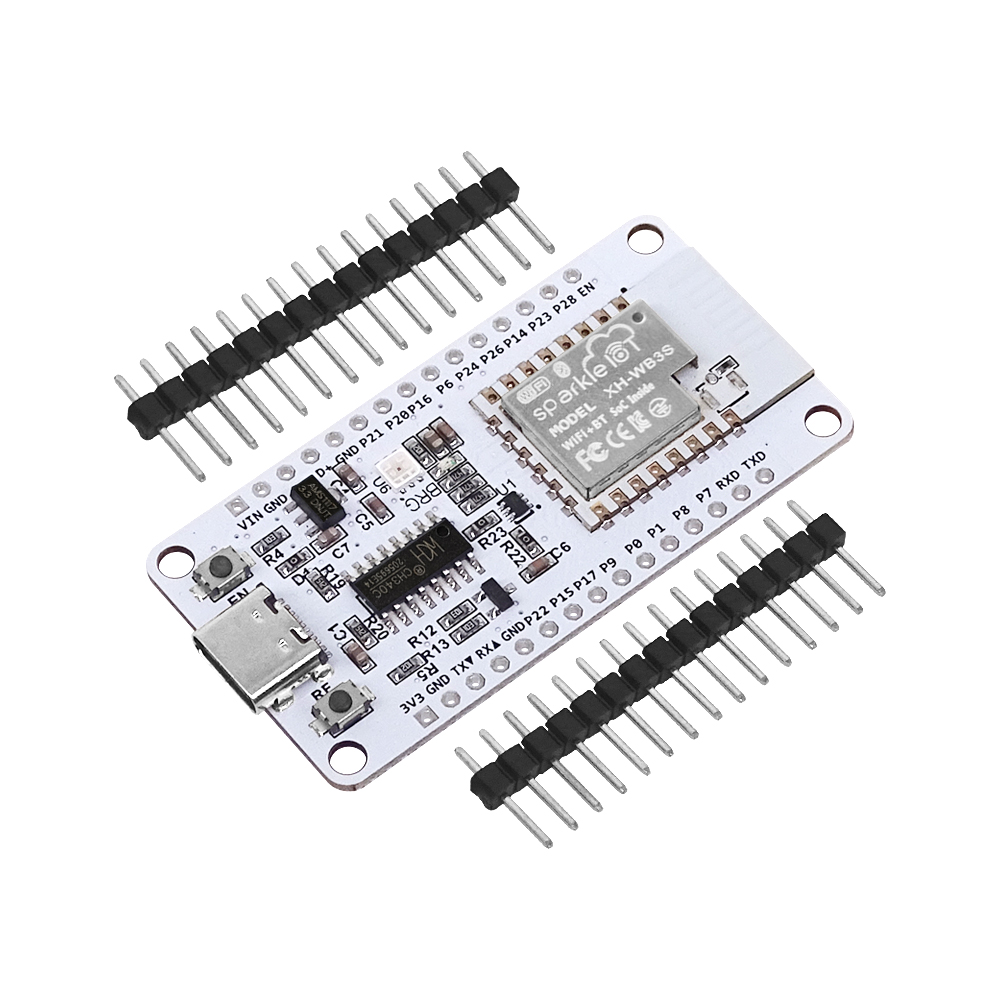 NiceMCU WB3S develops WiFi Bluetooth module. WB3S has built-in BK7238 chip and supports Arduino: Orange