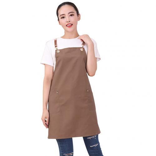 Home Adjustable Work Baking Kitchen Coffee Shop Cooking BBQ Cleaning Cover Pocket Apron