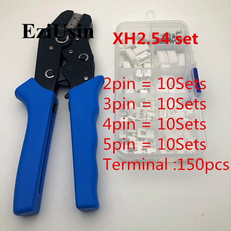 Terminal Crimpen Zangen Werkzeug für 2.54/2.0/2,5mm Dupont Xh 2,54 TJC3 TJC8 SCN XHB PHD 5264 CH 2,5 5051 SM 2,54 Stecker: Werkzeug mit Xh2.54 einstellen