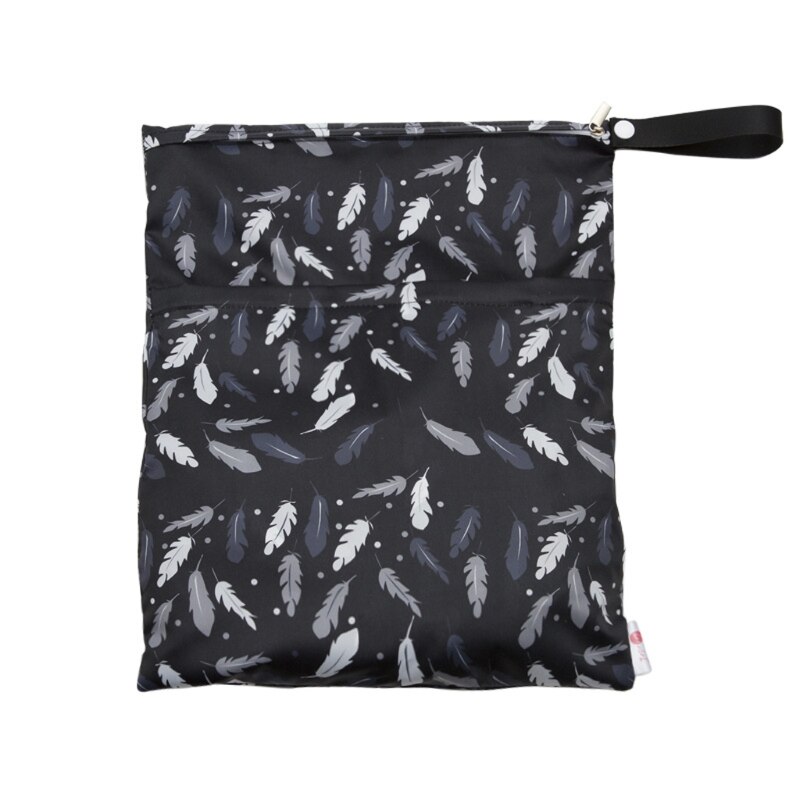 PUL – sac à couches réutilisable et étanche, pochette imprimée, sac sec et humide de voyage, 29x36cm