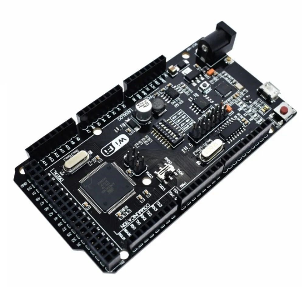 Mega 2560 mega 2560 r3 ( atmega 2560-16au ch340g)  avr usb-kort udviklingskort mega 2560 pro til arduino udvidelseskort diy-sæt: Kongeblå