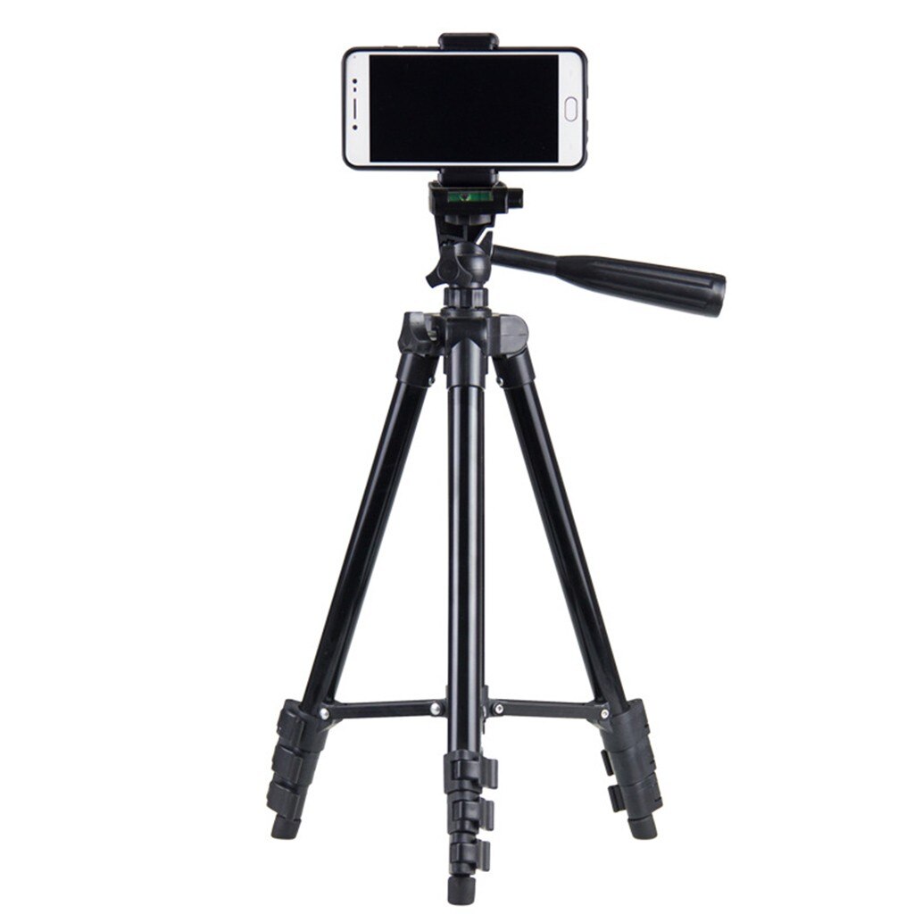Trépied 4 vitesses télescopique 360 ° Rotable Smartphone DSLR appareil photo trépied en alliage d'aluminium tripode para camara Trepied appareil photo