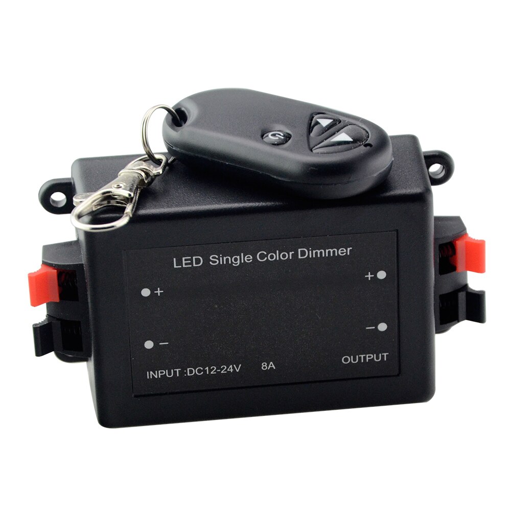 3 Key RF Remote Control 12V 24V 8A DC Dimmer Led Wireless Dimmer Led Switch Controller 12 V For Single Color Light Strip