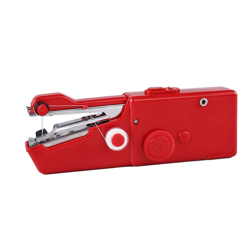 INNE Portable Mini Hand Sewing Machine Household Electric Quick Repair Clothes Straight Stitch Needlework Tool DIY Accessories