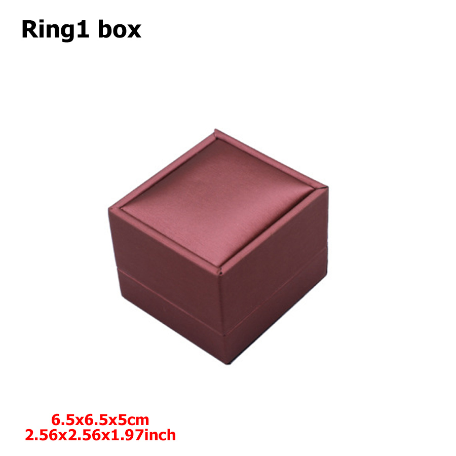 6 Styles Available PU Jewelry Box Suit for Necklace Ring Pendant Bracelet Makeup Table Jewelry Storage Box