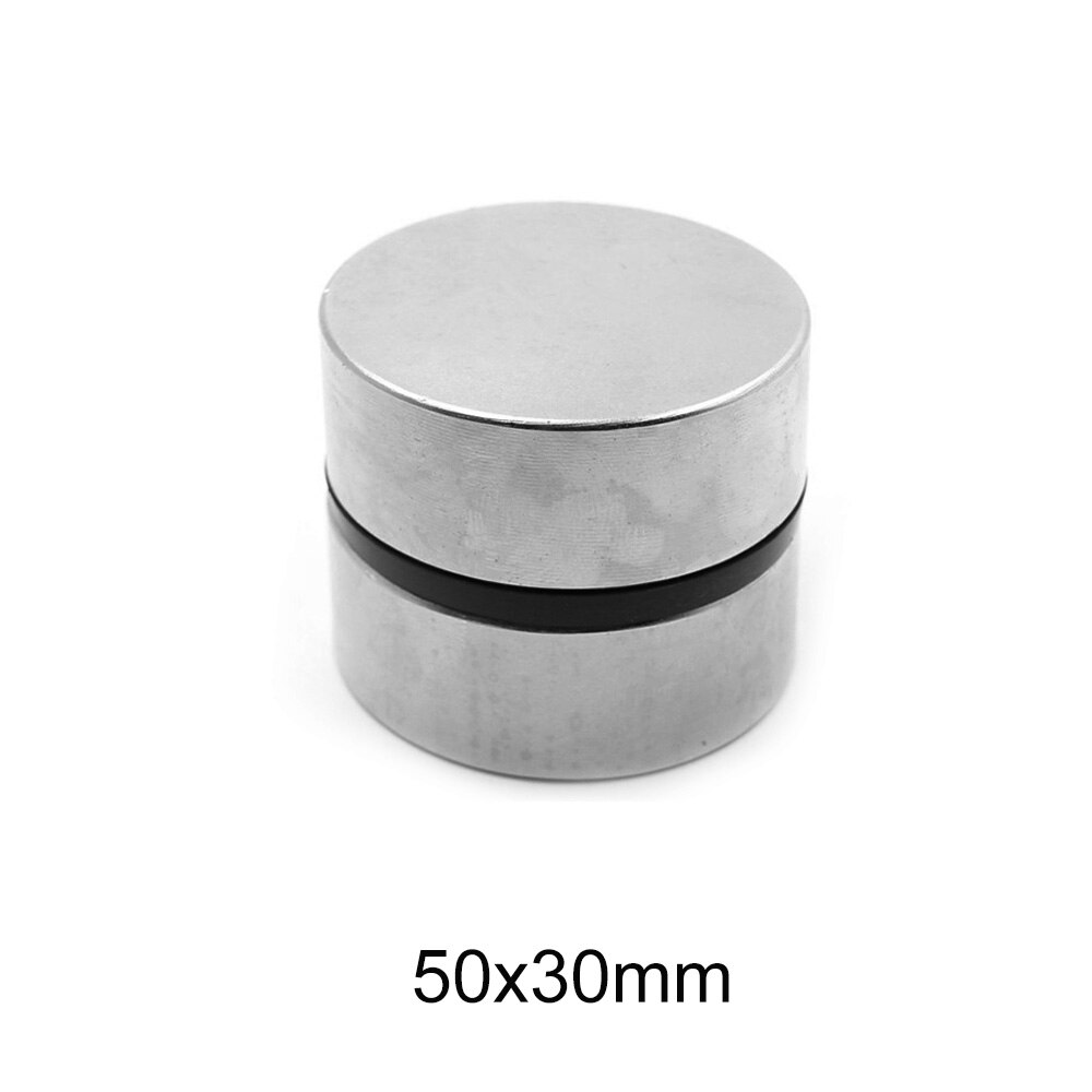 1Pc 50X30 Mm Dikke Grote Ronde Ndfeb Magneten 50Mm X 30 Mm Neodymium Magneet Disc 50X30 Mm N35 Permanente Magneet Sterke 50*30 Mm