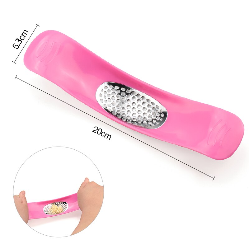 Multifunctional Stainless Steel Ginger Garlic Press Grinding Grater Planer Slicer Mini Cutter Kitchen Cooking Gadgets Tool