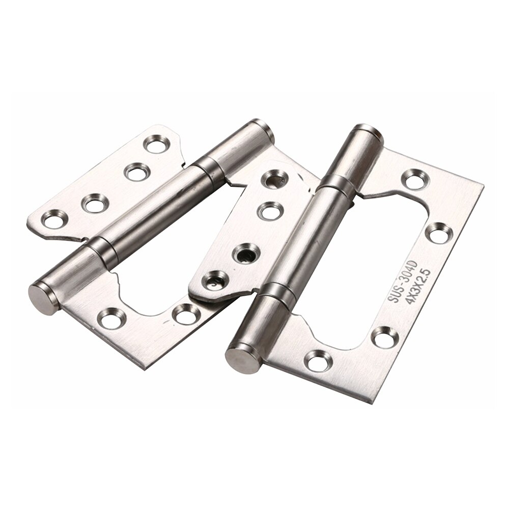 2 stücke 100 x71mm 4 zoll Edelstahl murmeln-in-Gesetz Stumm Lagerbier Tür Fenster Scharnier Hause Scharnier möbel Hardware- Zubehör