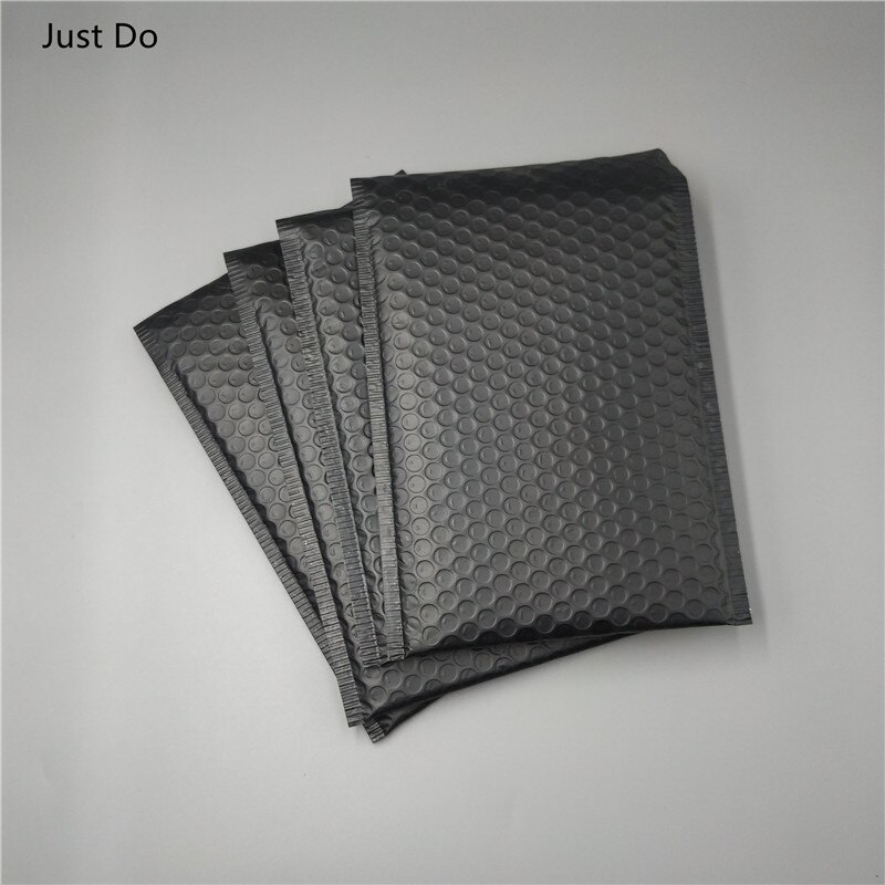 20*25cm 20pcs Black bubble bags Matte Bubble Mailer Poly Mailing Bags Envelopes with Bubble Packaging