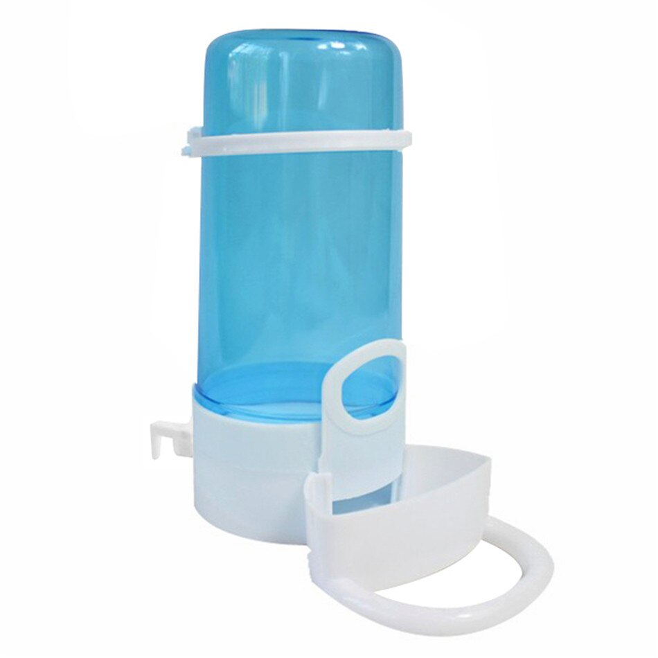 Pet Bird Feeder Water Food Bird Feeder Outdoor Plastic Automatic Bird Feeder Parrot Cage Food Container Bird Feeder: Plum