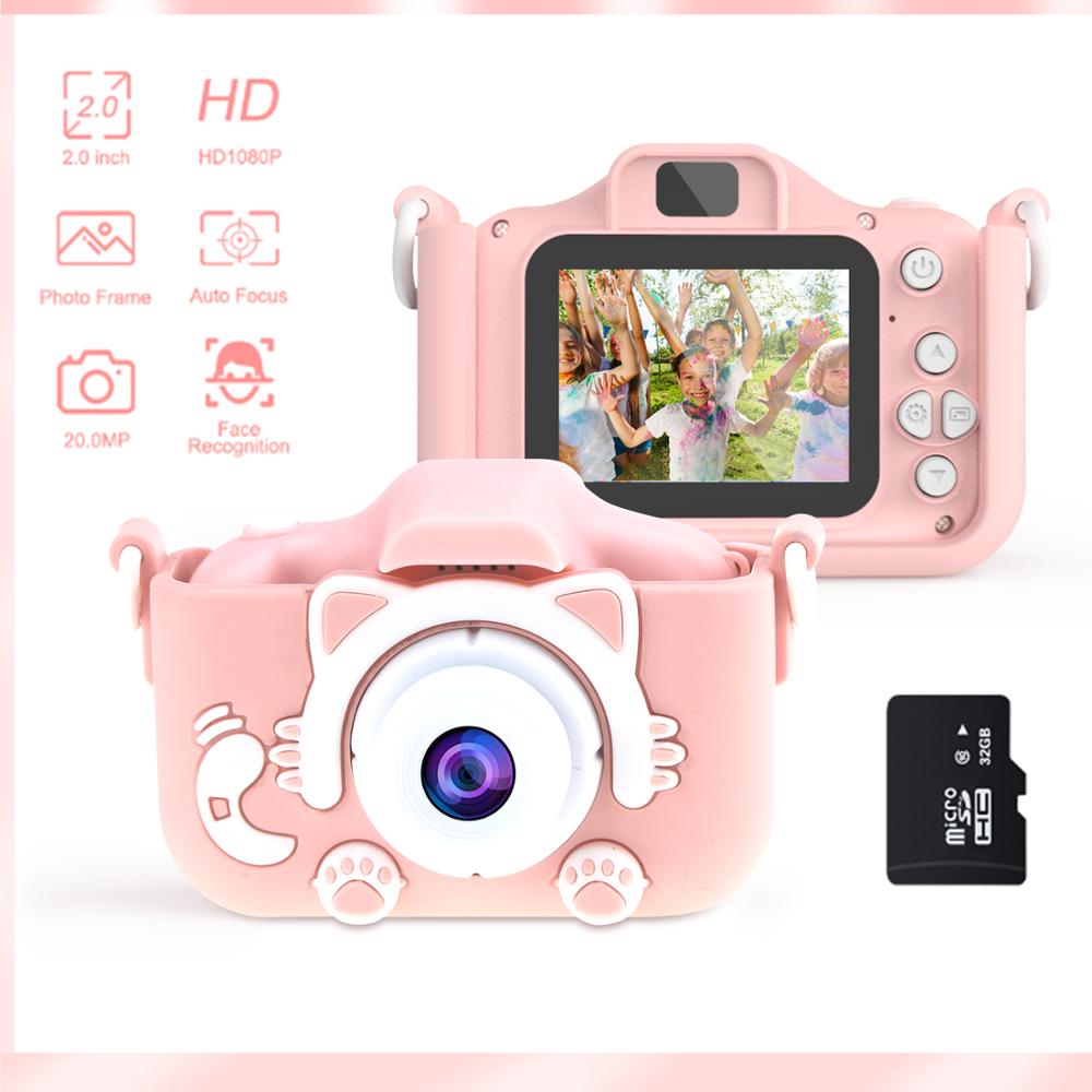 Kinderen Camera 2.4 Inch 18MP Hd Screen Video Recorder Voor Jongens Meisjes Met Tf Card 32 Gb speelgoed Camera
