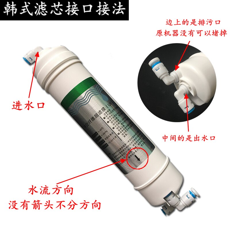 Película RO para el hogar, filtro purificador de agua de ósmosis inversa, elemento de filtro de cinco niveles, algodón PP, carbón activado, 10 pulgadas