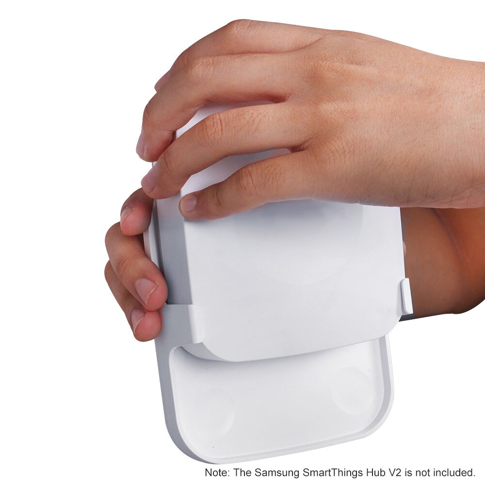 1 kpl seinäkiinnike samsung smartthings hub  v2,: lle valkoinen