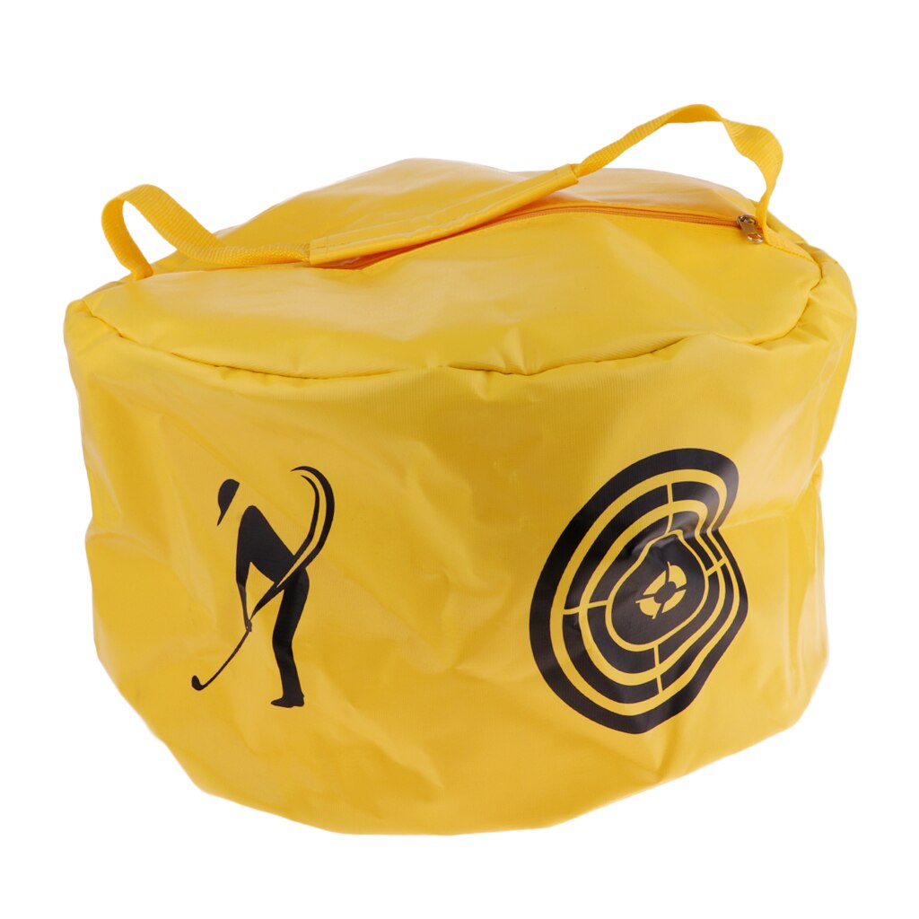 Golf Training Pouch Training Aid Hit Strike Practice Smash Bag