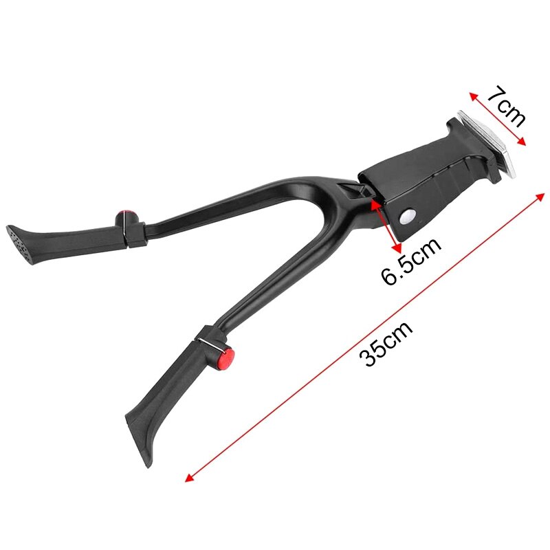 Double Leg Bicycle Kickstand Adjustable MTB Road Bike Central Stand Footrest Maintenance Holder For 26-28 Inch Bicycle Parts