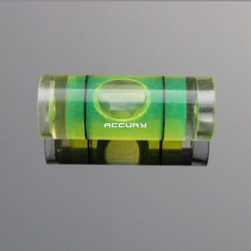 100pcs 9.5*25mm Plastic Buisvormige waterpas Fotolijst leveler Muur TV waterpas