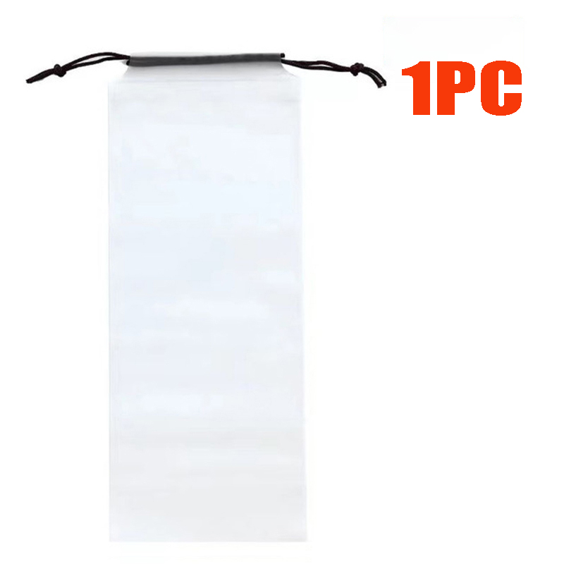 Paraplu opbergtas Doorschijnend plastic Waterdicht Anti-vuil Parapluhoes Herbruikbare draagbare tassen met trekkoord Thuisopslag