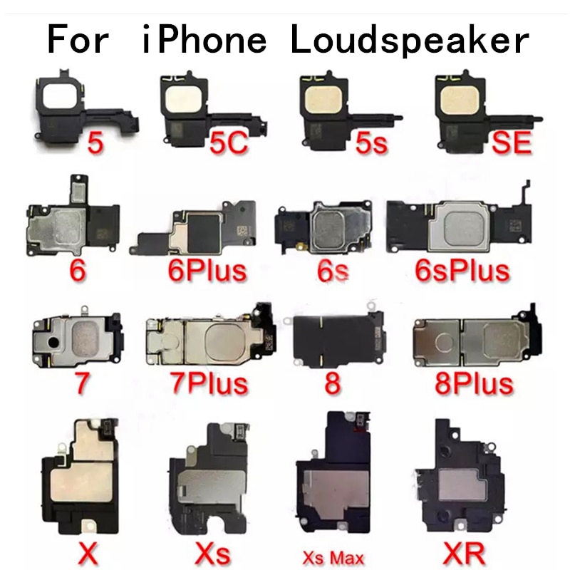 Lautsprecher Flex Für iPhone 5 5C 5S SE 6 6S 7 8 Plus Laut Sound Summer Ringer Lautsprecher flex Kabel Für iPhone X XR XS Max