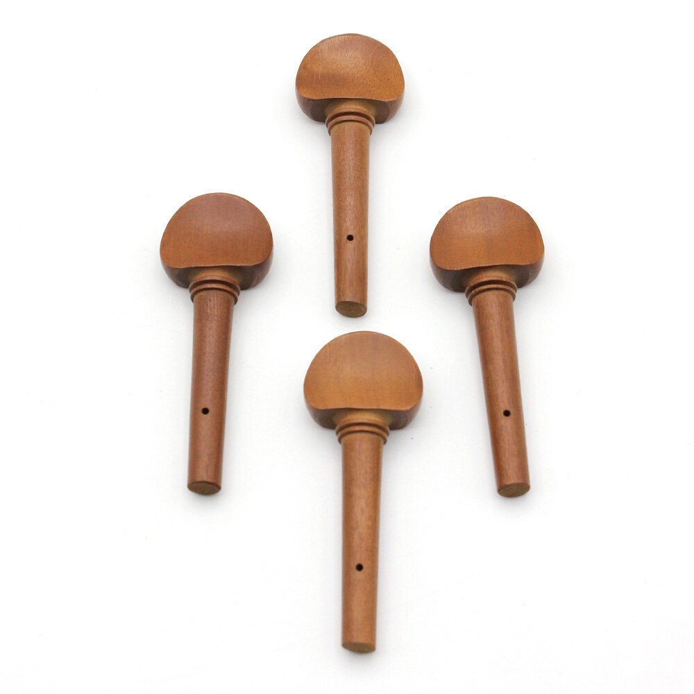 4 stks 4/4 Viool Fiddle Tuning Peg Set Jujube Hout Houten Vervanging voor 4/4 Viool