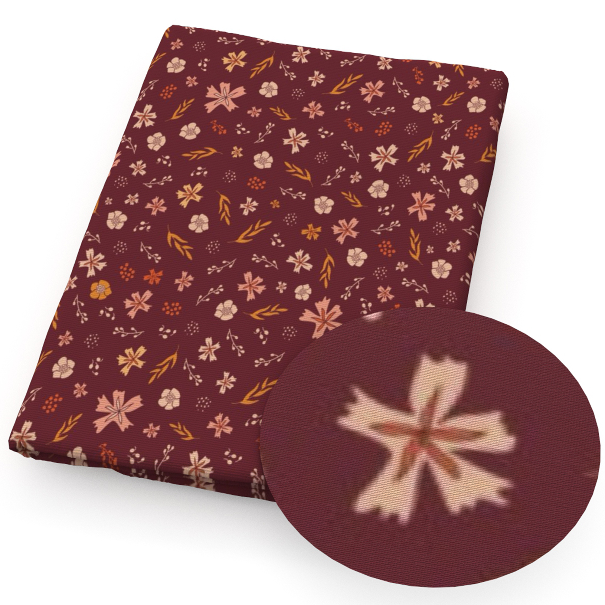 Feuilles de Faux cuir imprimé Floral, motif léopard, tissu en cuir synthétique 20x33cm pour bricolage boucles d'oreilles, nœuds de cheveux, artisanat: 1148280001