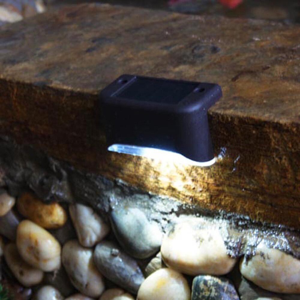 Waterdichte Solar Stap Led Trap Verlichting Reling Lichten Outdoor Security Verlichting Voor Tuin Hek Patio Paden Loopbrug (