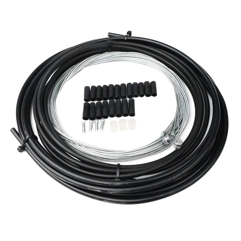 Mountain Road Bike Bicycle Brake Cable Gear Front Rear Brake Shift Set Tube Kits Inner Outer Cycling Accessories