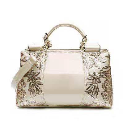 Doudou sommer-handtasche Ich bin europäischen und amerikanischen stil, schlichte damentasche, schräge tasche, damentasche: Goldener magischer regenbogen