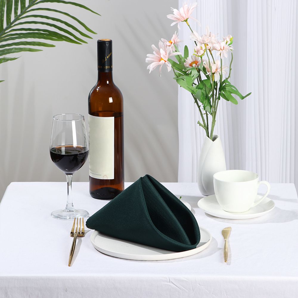 Tovaglioli per la cena rossi solidi