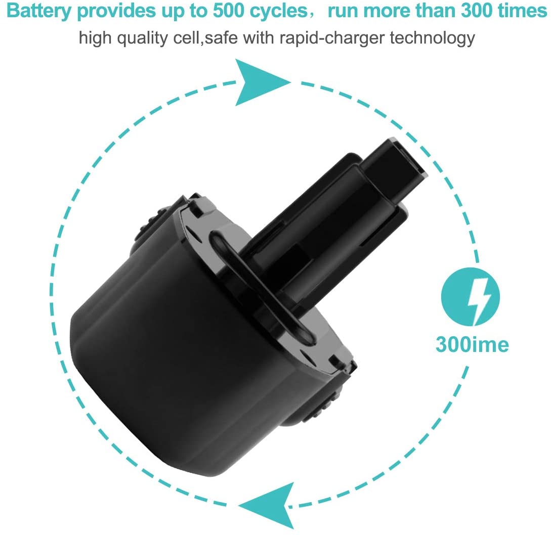 CulHye 3500mAh 14.4V Replacement Battery for Black &amp; Decker Firestorm PS140 14.4 Volt PS3600 FS1462F CRS144 Pod Style Battery