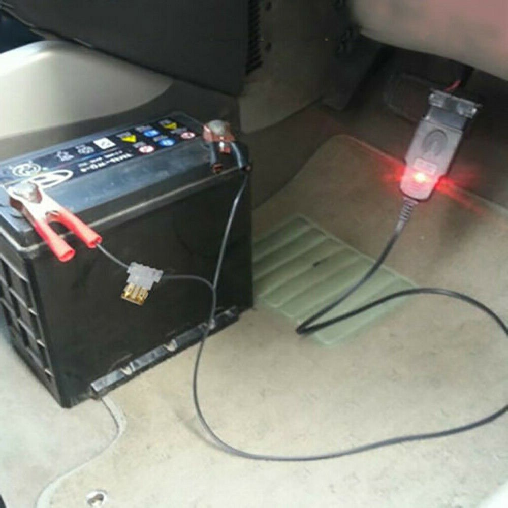 1/0 Ga Battery Wire Battery Terminal Car Memory Saver Battery OBD2 Replace Tool Battery Clamp Car Battery Terminal