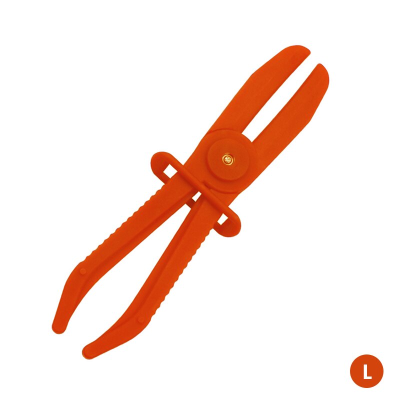 1Pc S/M/L Nylon Hose Clamp Tool Set Brake Fuel Water Line Clamp Pliers Hands Free Tool Car Repair Tools Hose Cut-off Pliers: L