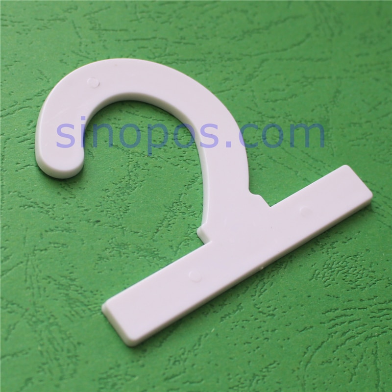 Sample Header Card Hooks Large Heavy Duty, plastic head hangers slide insert rug cards clothing bag fabric swatch J-hook display