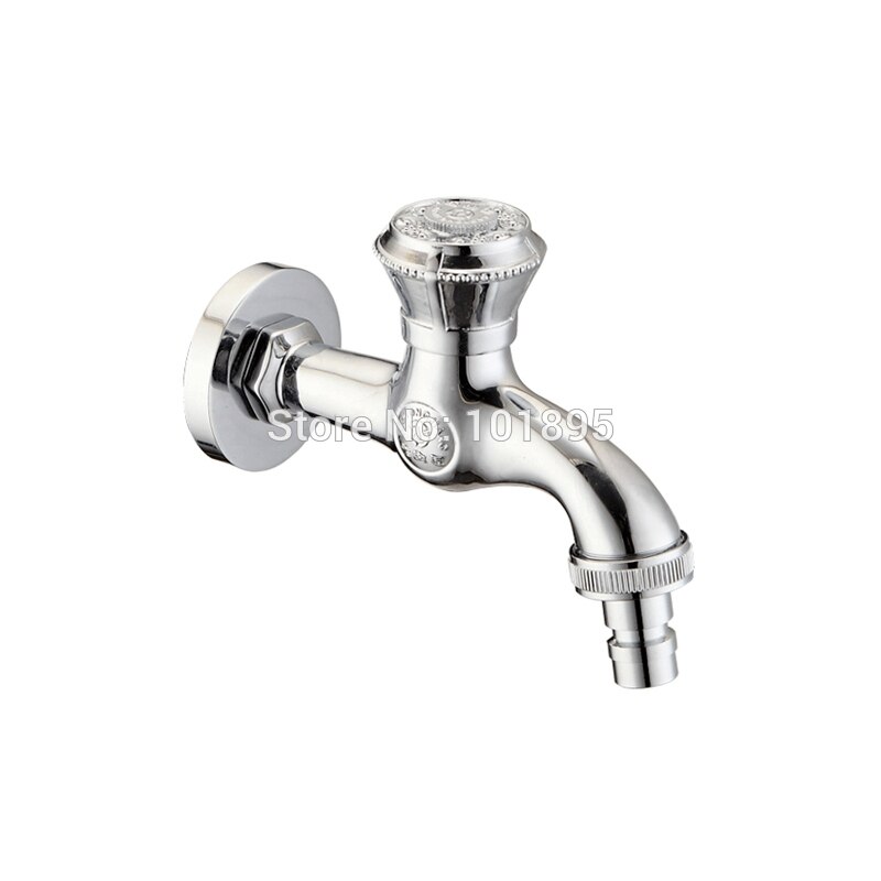 Wall Mounted Half Inch Thread Chrome and Bronze Colors Water Tap for Washing Machine L17082