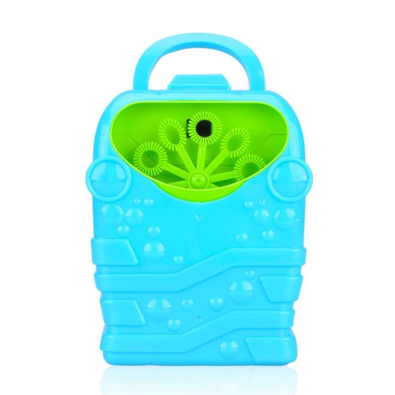 Kinder Elektrische Blase Maschine Maker Spielzeug Kinder Automatische Blase Gebläse Spielzeug Baby Außen Lustige Wasser Spielen Spielzeug Party Dekoration: Blau