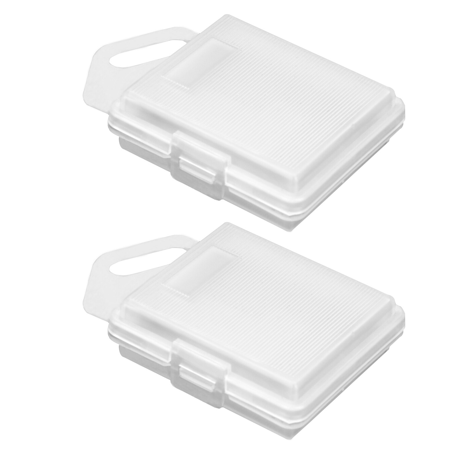 Battery Protective Storage Box Case for Go Pro Hero 8 7 6 5 Xiaomi Yi MiJia 4k Eken H9 NP BX1 Camera Accessories: 2 pcs white case