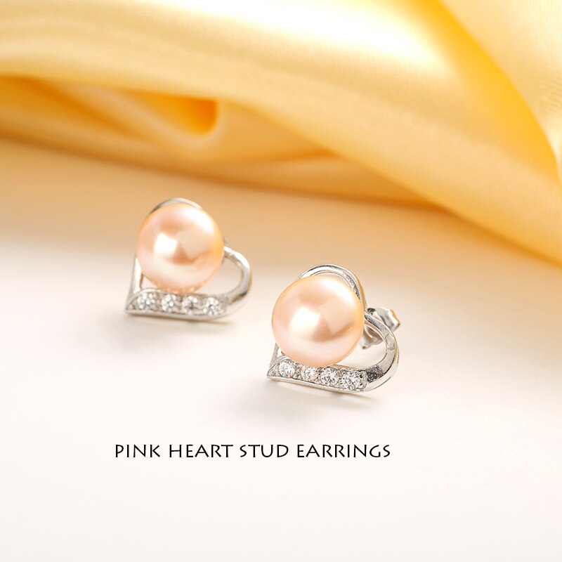 Dainashi Romantische Hart Sterling Zilveren Sieraden Hanger Ketting &amp; Earring Voor Vrouwen Meisje Vriend Vrouw Valentijnsdag