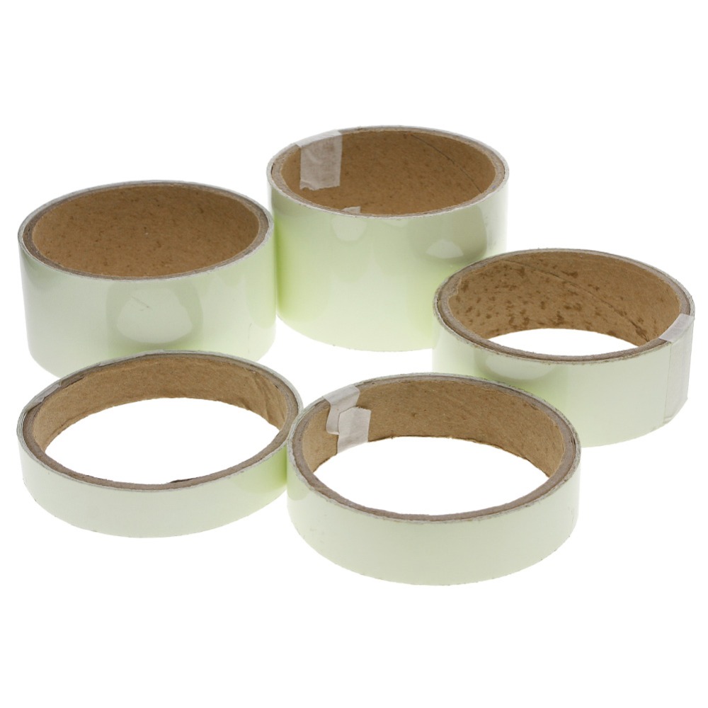 5cm * 1m luminoso fluorescente notturno autoadesivo bagliore nel buio nastro adesivo sicurezza sicurezza decorazione domestica nastro di avvertimento