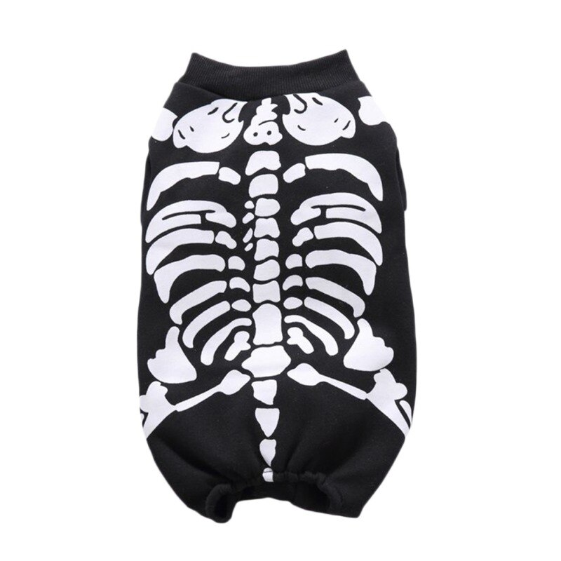 Veste d&#39;halloween pour animal de compagnie, déguisement amusant, squelette de chat, chiot, chaton, chien, Chihuahua