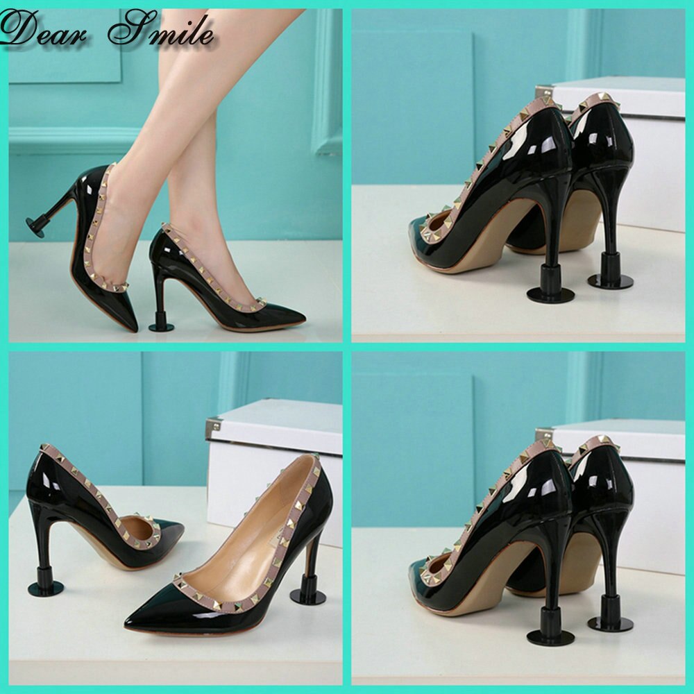 ! 50 pares de tacones de aguja estilo latino, cubiertas de baile, tapones para el talón, protectores de tacón alto antideslizantes para exteriores