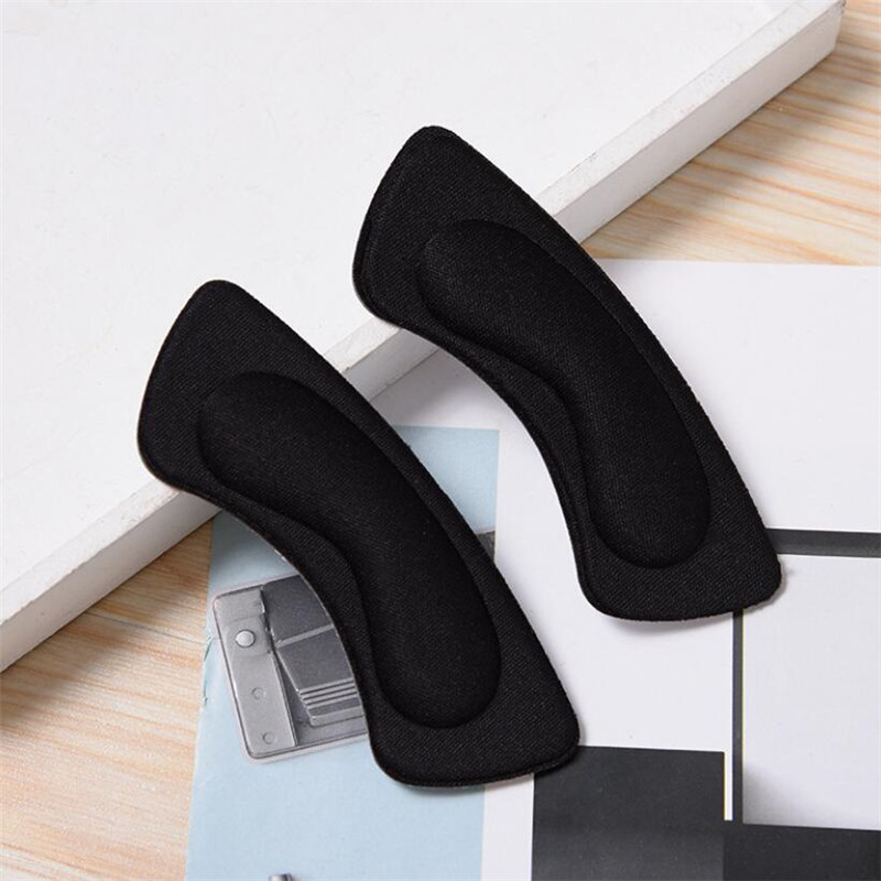 Plantillas de tela adhesiva para zapatos, almohadillas de tacón trasero, almohadillas de cojín, empuñaduras de forro, tirantes de y adhesivo de soporte, 2 uds.: 4