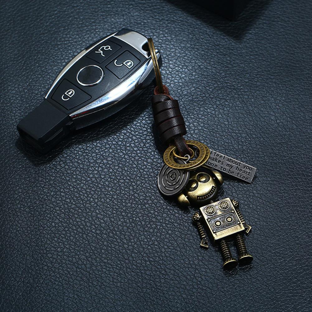 Robot astronaut lille størrelse mini robot astronaut nøglering vedhæng tilbehør nøglering tilbehør