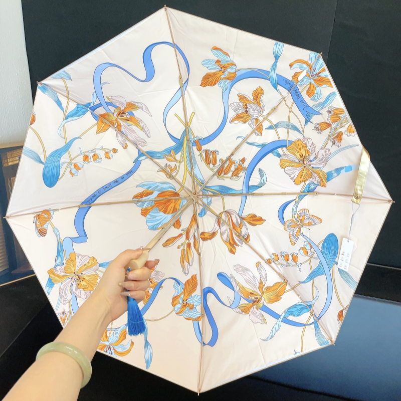 Winddichter Regenschirm im Xiaomi-Stil mit Aluminium-Fiberglasrahmen | UPF50+ UV-Schutz und luxuriöses tragbares | Unisex Choi: Rot