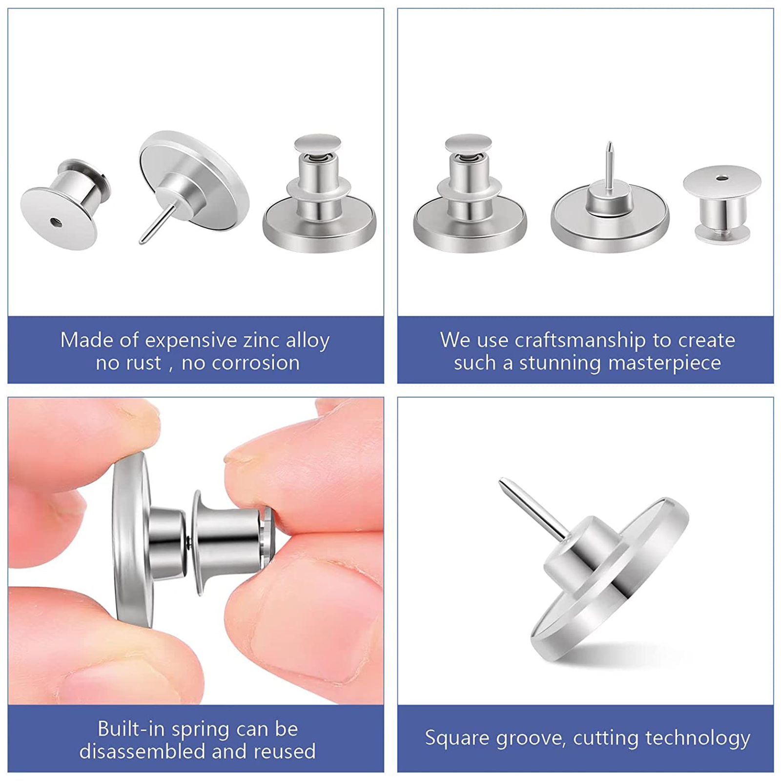 Juego de botones de Jean para pantalones vaqueros sueltos, alfileres sin costura, tensor de pantalones, botones ajustables, reemplazo para tachuelas a presión grandes, 12 juegos