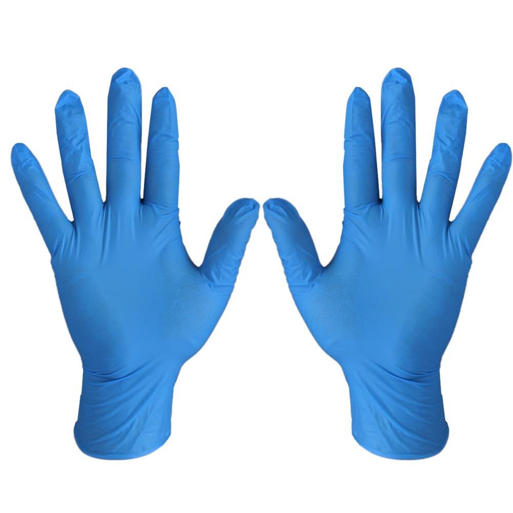 20-100 pcs Comfortable Rubber Disposable Mechanic Laboratory Safety Work Nitrile Gloves Hands Protector Blue Soft Working Gloves
