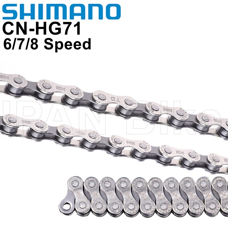 Shimano acera cn -hg71 ketju 6s 7s 8s 21/24s nopeus polkupyörän ketju 112 lenkkiä  hg71 mtb maantiepyörän ketju 8v cn  hg71 ketju