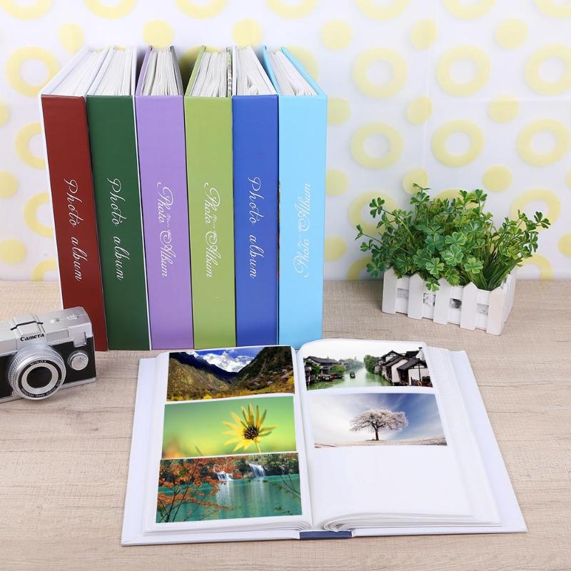 Album Photo familial en Type feuille interfeuille, Scrapbook, livre Photo, décoration pour la maison, d'amour et de cœur pour anniversaire, 300 feuilles