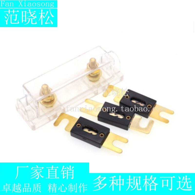 Smeltbare De Voiture Grand Bouchon De Fourche Kreukelzones 80.8X22 Mm Grote Zekeringhouder Bolt Type Zekering Doos Auto geladen Transparant