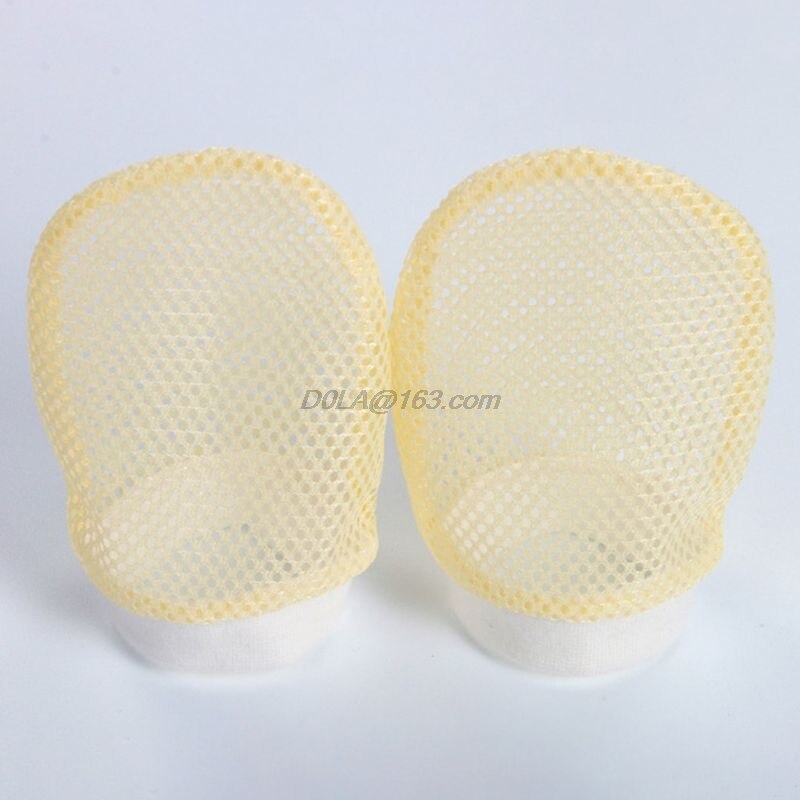 4 pares/set bebê luvas 0-6 mês recém-nascido infantil anti-garra fina respirável capa de mão meninos meninas presentes