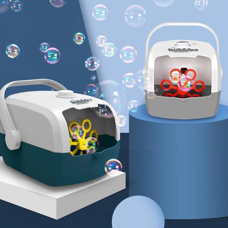 Manuelle blasiert Maschine Automatische blasiert Gebläse Party blasiert draussen Sommer Spielzeug Für freundlicher Hochzeit Hersteller Geburtstag Y6I1