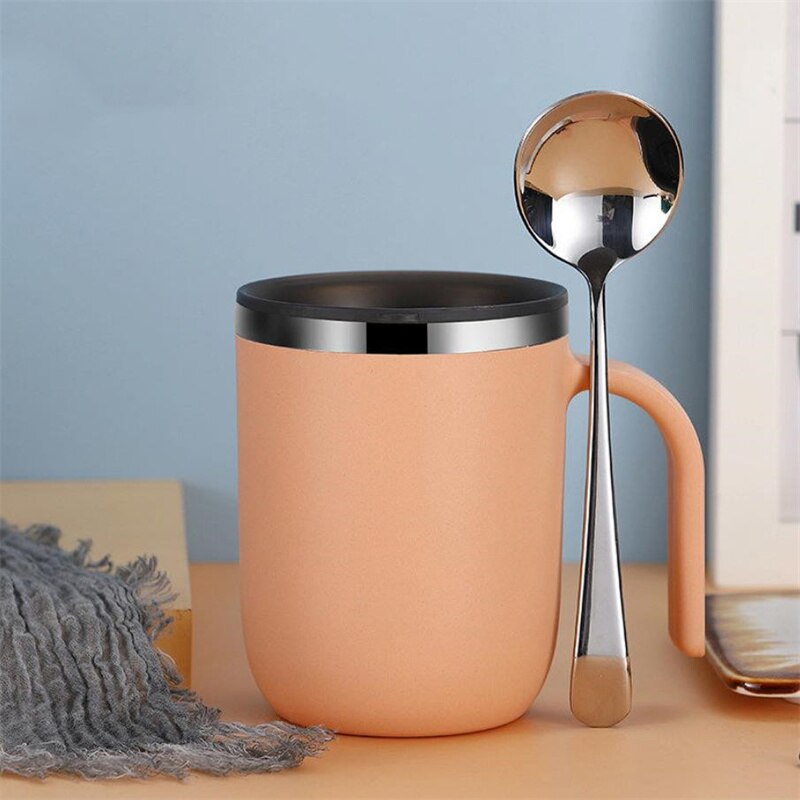 400Ml Koffie Mok 304 Rvs Isoleren Warmte 100% Lekvrij Melk Cup Met Deksel Keuken Drinkware Ontbijt Thee Mok J451: 7